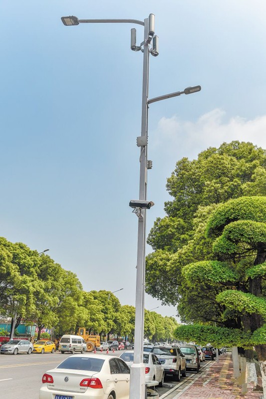 湖南首条“智慧照明路”亮相长沙隆平高科技园
